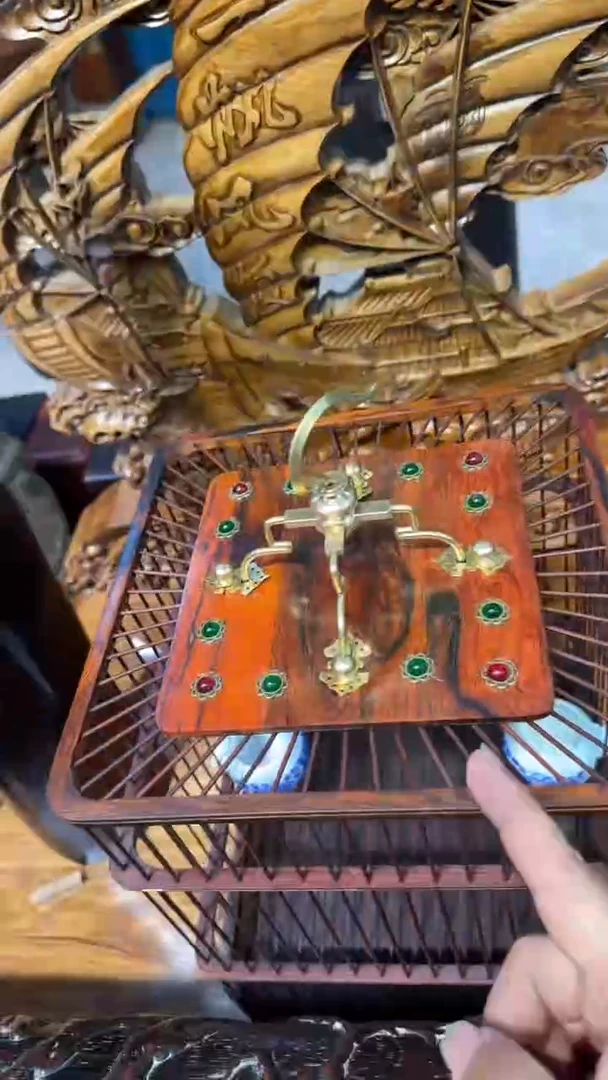 木油梨鸟笼高端木艺