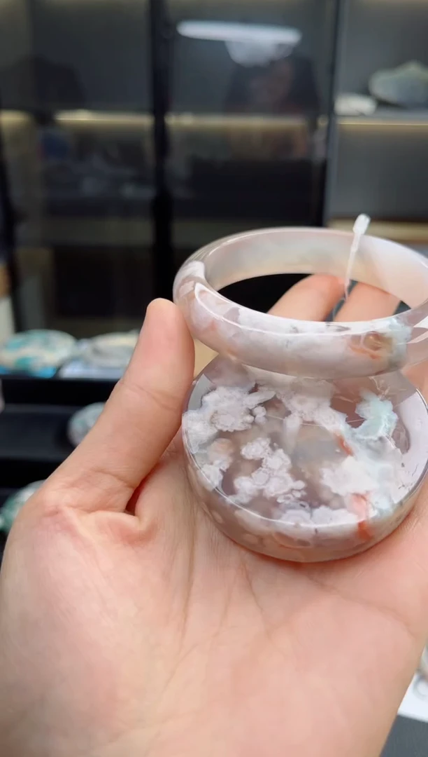 石英质玉手镯未镶嵌59圈口（赠送镯心）6216101