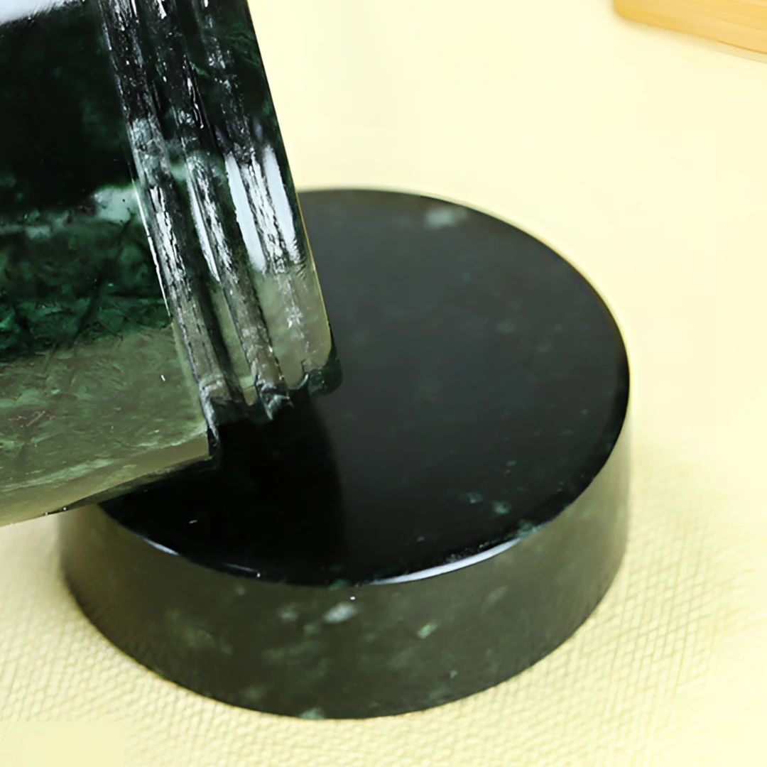 天然 藏玉药王石 水杯盖子