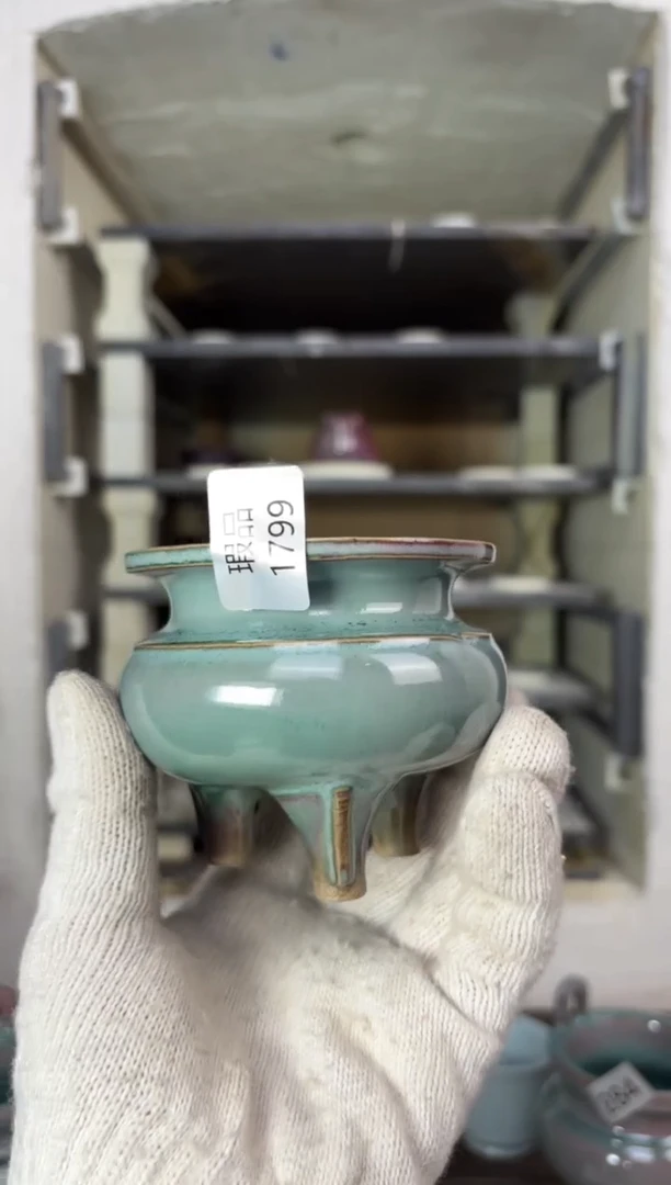 【闪购商品】摆件钧瓷窑变精品茶器