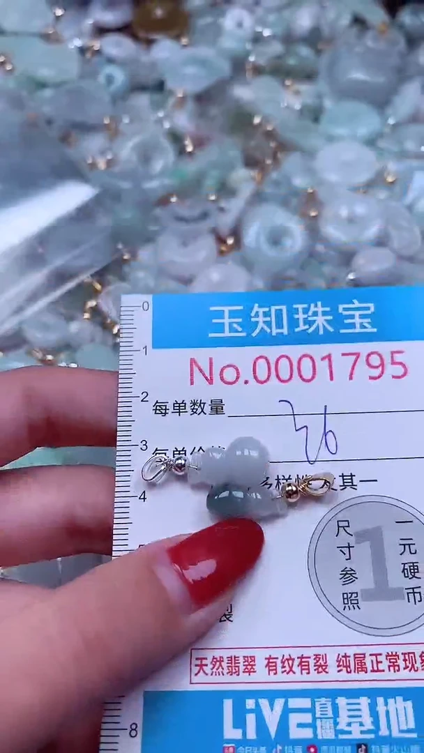 吊坠(不含链)未镶嵌翡翠1795
