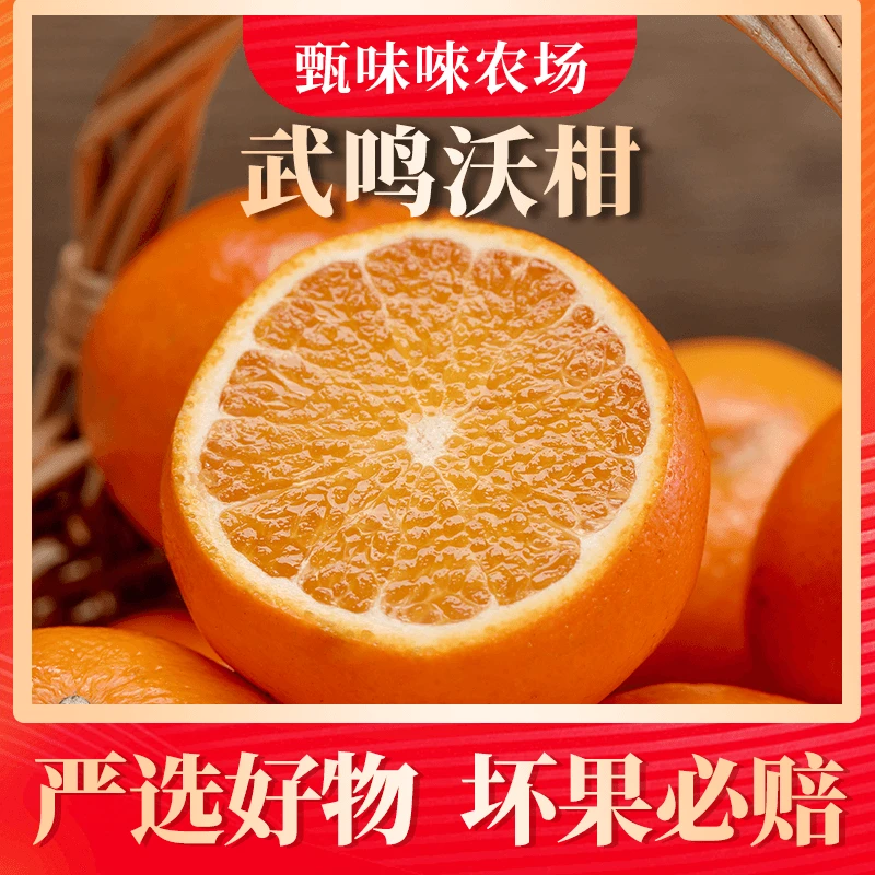 【甄味唻农场】广西沃柑5斤小果/中果/特大果约12-23个 T