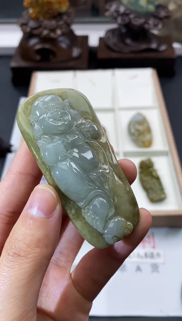 颈饰未镶嵌翡翠天然缅甸A货翡翠