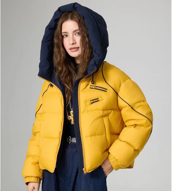 2025新款时尚高端正品新国标90白鸭绒羽绒服S520