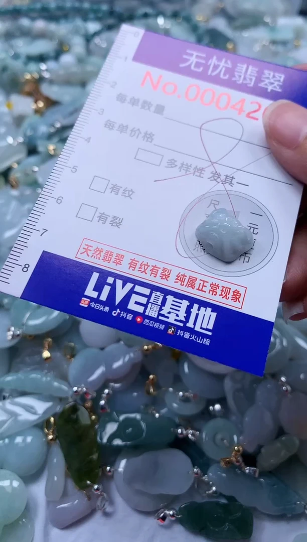翡翠未镶嵌吊坠(不含链)4205