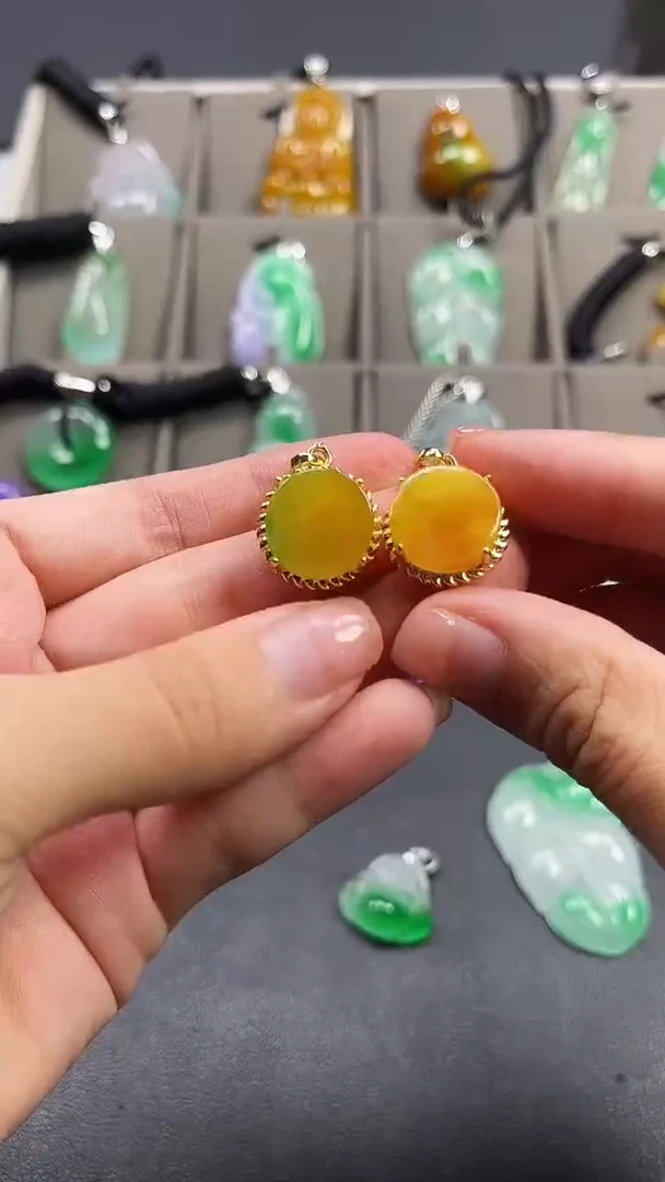 颈饰未镶嵌翡翠  所见即所得 一图一物