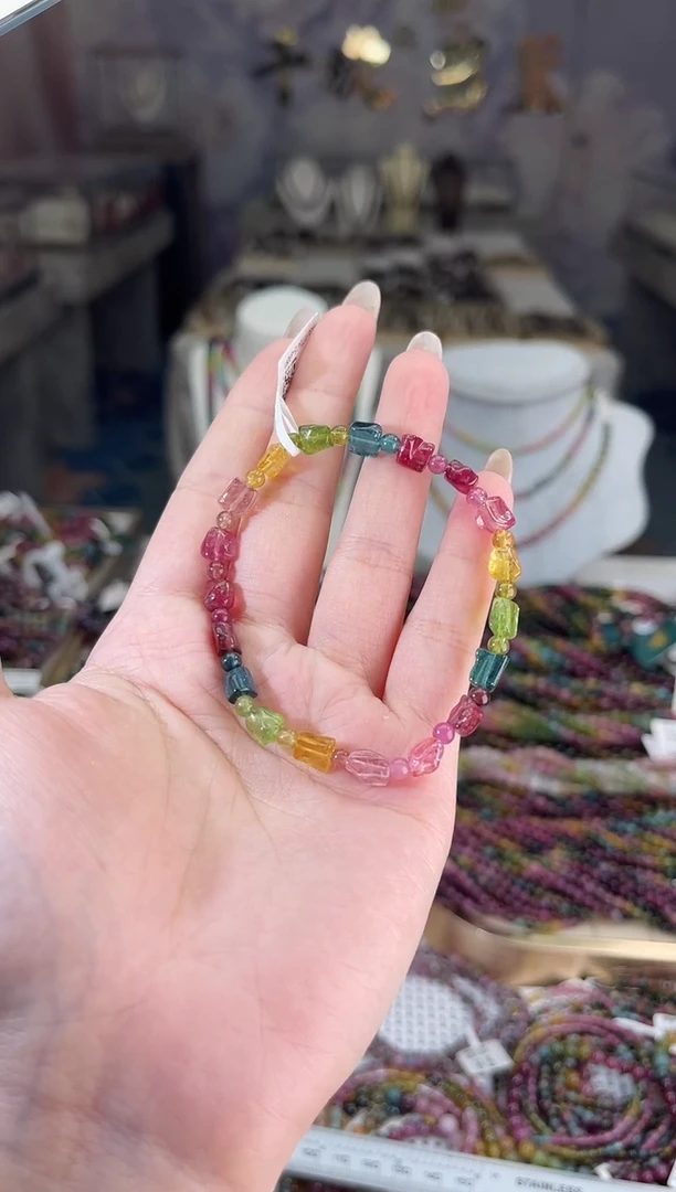 /未镶嵌碧玺碧玺手串多样性发货