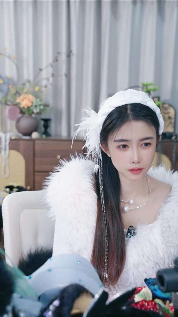 合金布艺单边毛毛款