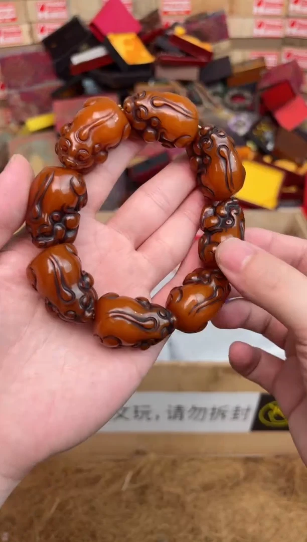一铭文玩菩提类手串无礼盒