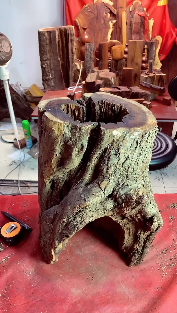 枣木大摆件【51】号原木段，尺寸随型