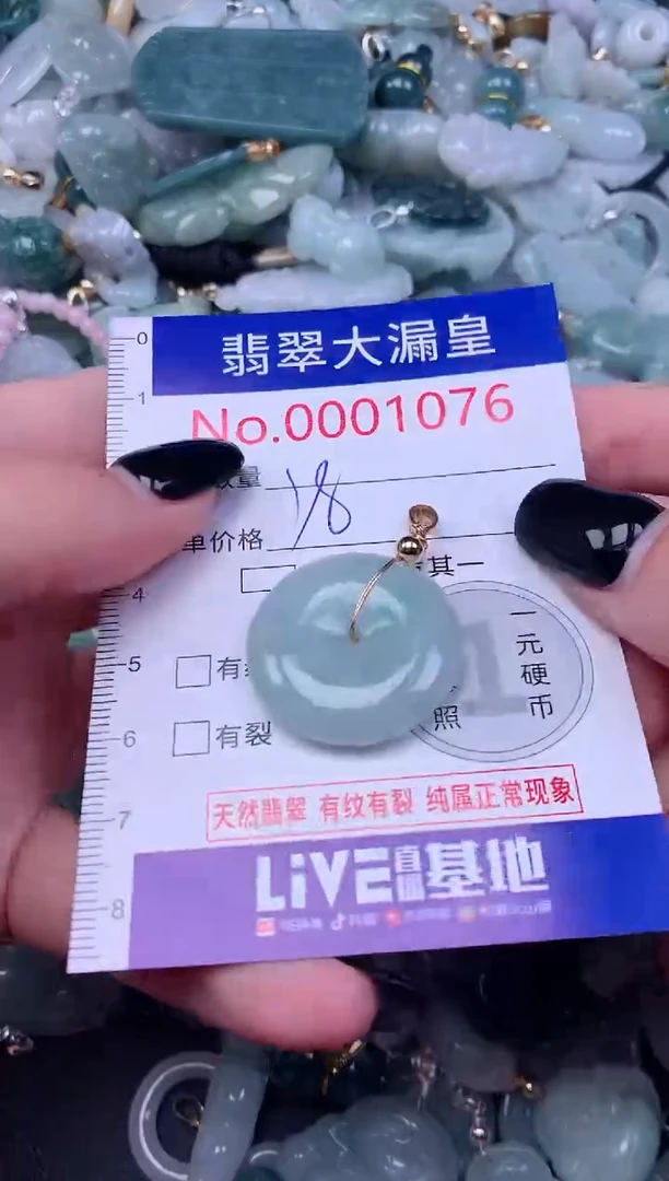 颈饰未镶嵌翡翠1076