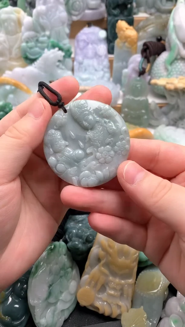 吊坠(不含链)未镶嵌翡翠1