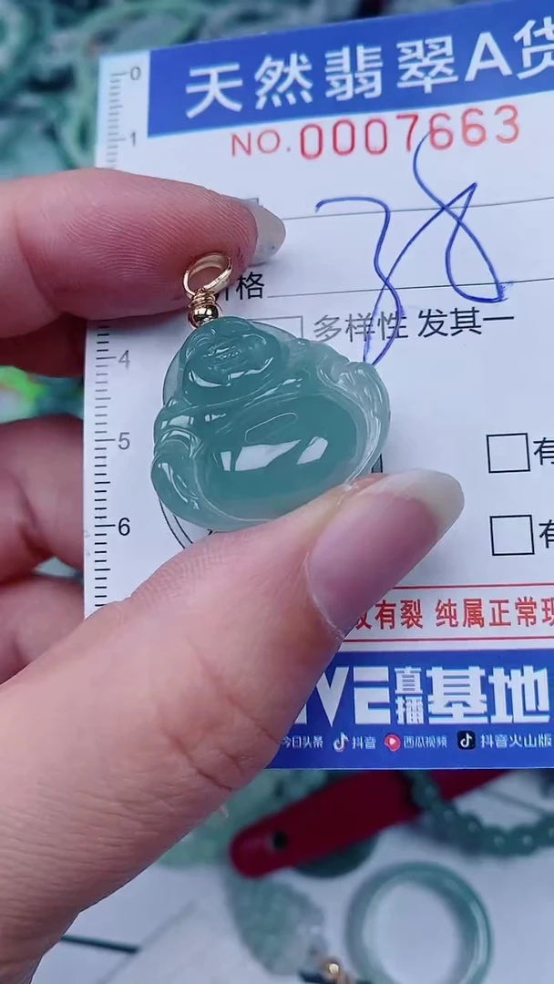 翡翠未镶嵌颈饰00007663