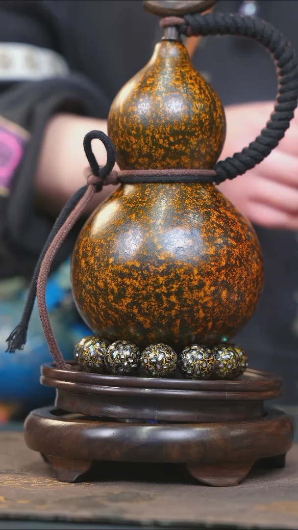 【闪购商品】YE120老栗色大容量酒葫芦随缘发