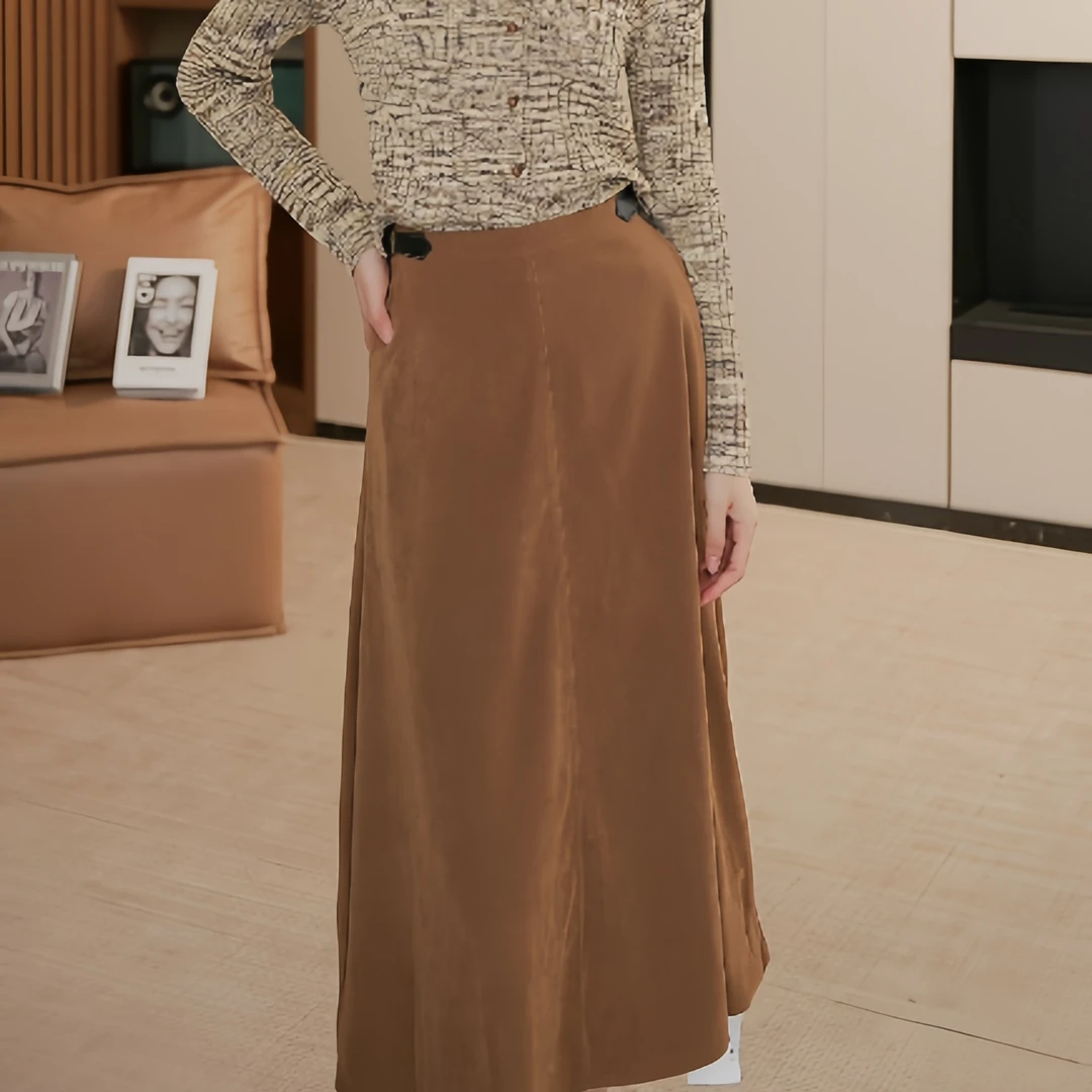 【YUEYUE】秋冬新款遮肉显瘦百搭气质半身裙