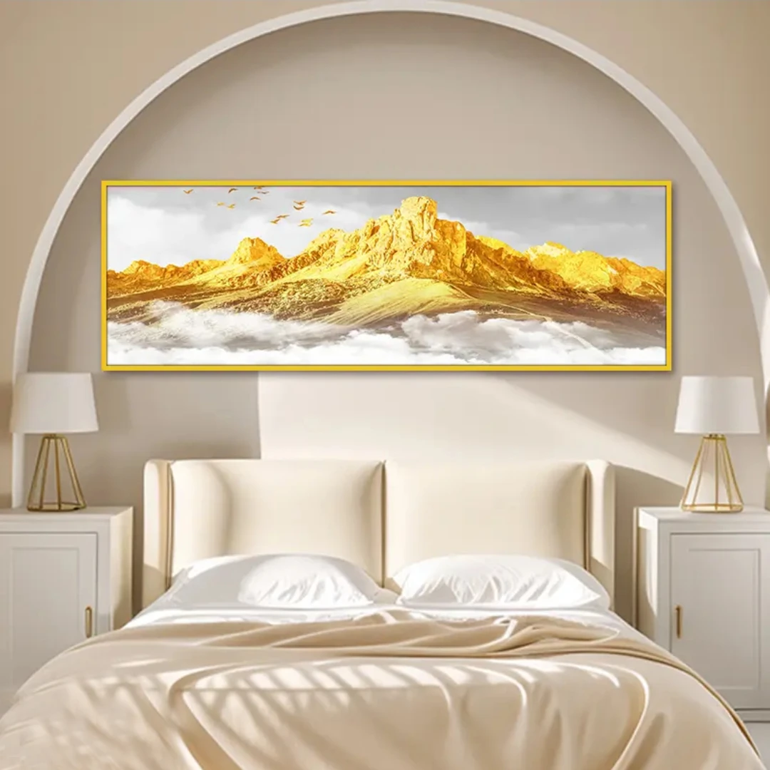 卧室床头房间背景3d立体墙贴壁画网红酒店宾馆主卧自粘贴画