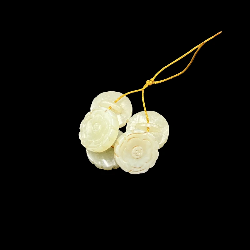 清代花型扣5个【华夏藏古】AAHQY1225008