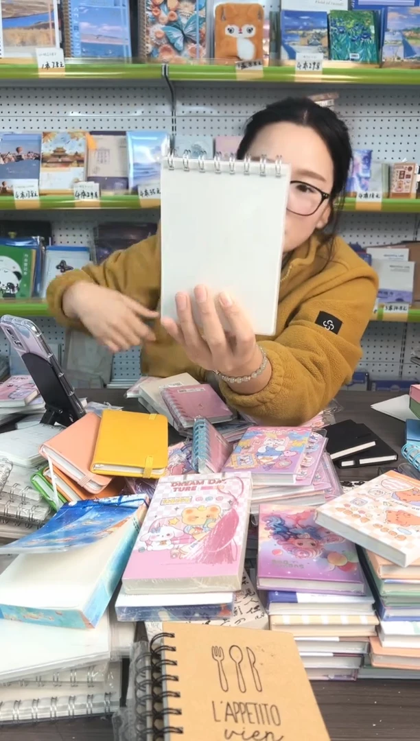 A6pp上翻活页本空白页70张8本