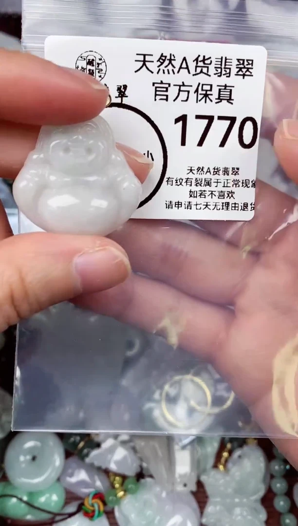 【闪购商品】翡翠颈饰未镶嵌天然A货翡翠1770