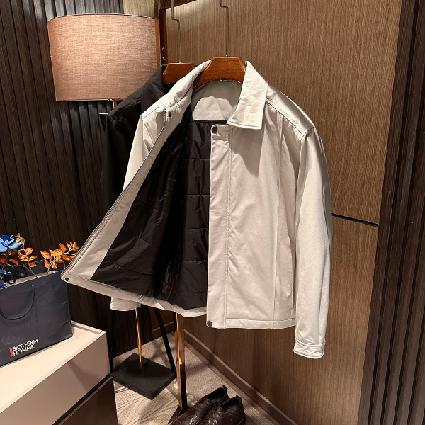 【经典老钱百搭 加棉加厚】25冬装新款男士高档翻领夹克式棉衣棉服