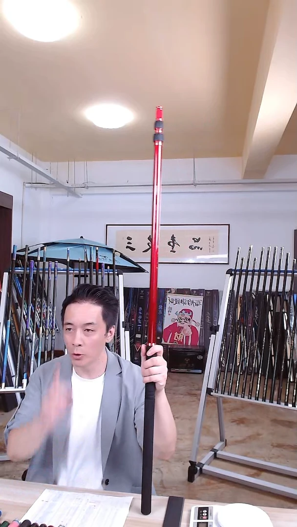 碳素3米大物抄网杆