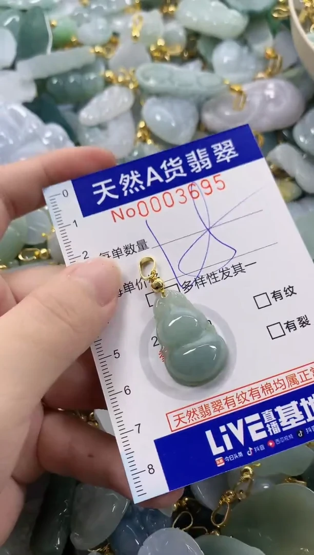 颈饰未镶嵌翡翠天然A货翡翠