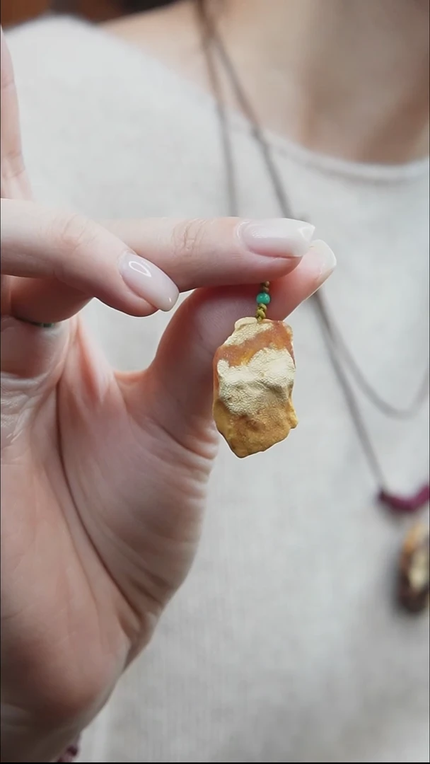 裸石蜜蜡未镶嵌*蜜蜡原石小提溜*活扣头*百搭小配饰*