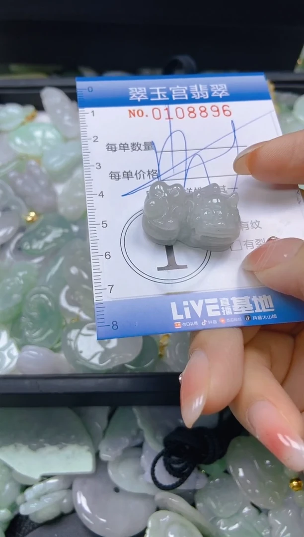 翡翠未镶嵌颈饰闪购0108896