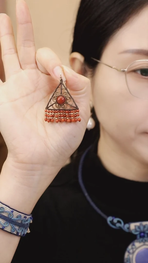 《青铸》耳环材料包（分装线）+耳环配套裸石，送耳环教程