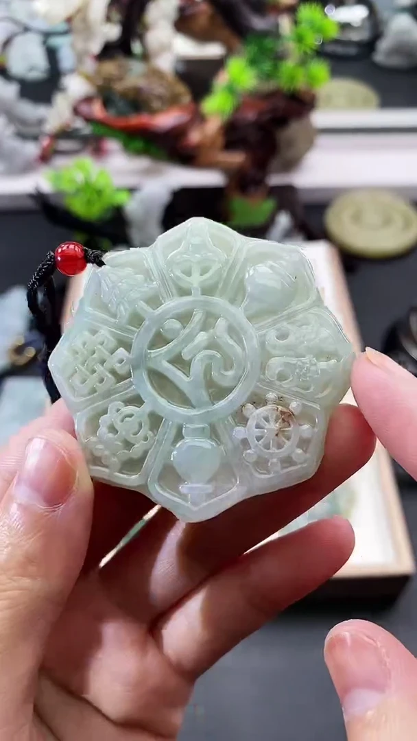 颈饰未镶嵌翡翠天然缅甸A货翡翠