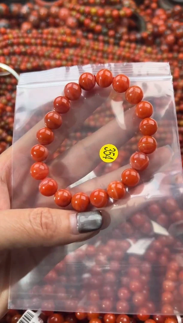 未镶嵌手串南红玛瑙9+