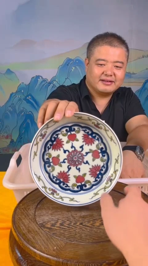 摆件景德镇陶瓷青花摆件50