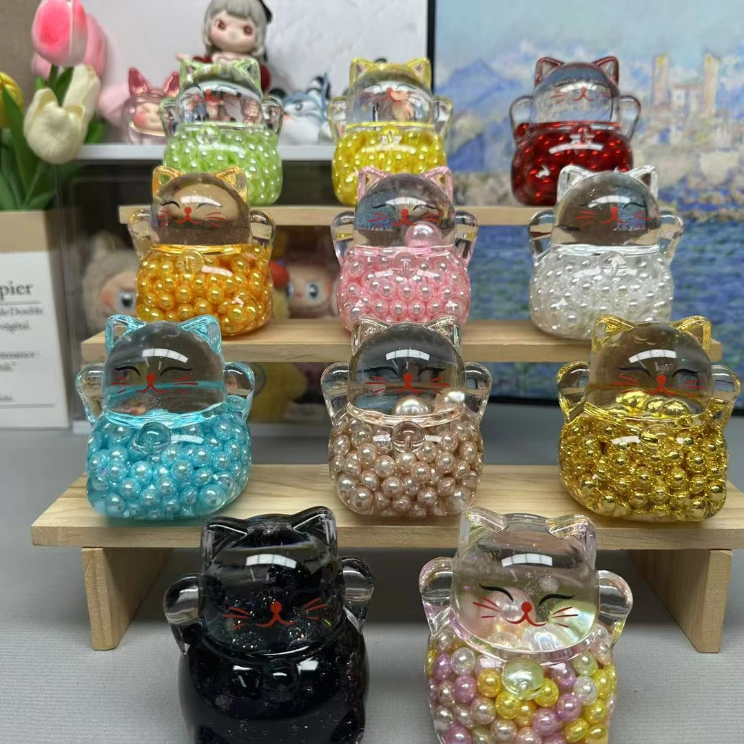 （直播拆）高定款珍珠招财猫创意摆件