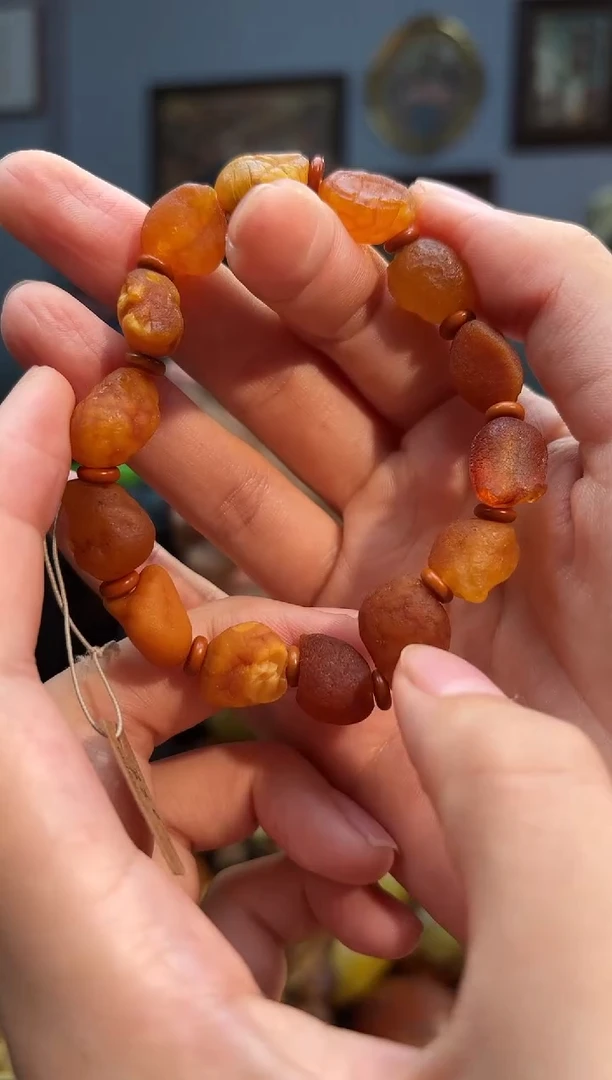 手串琥珀未镶嵌手串