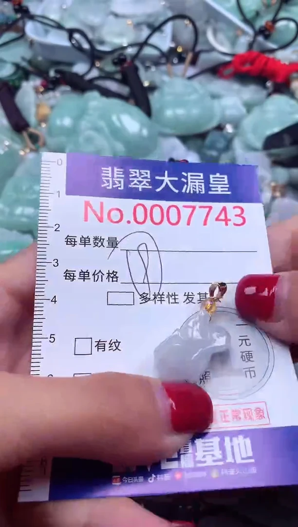 颈饰未镶嵌翡翠7743