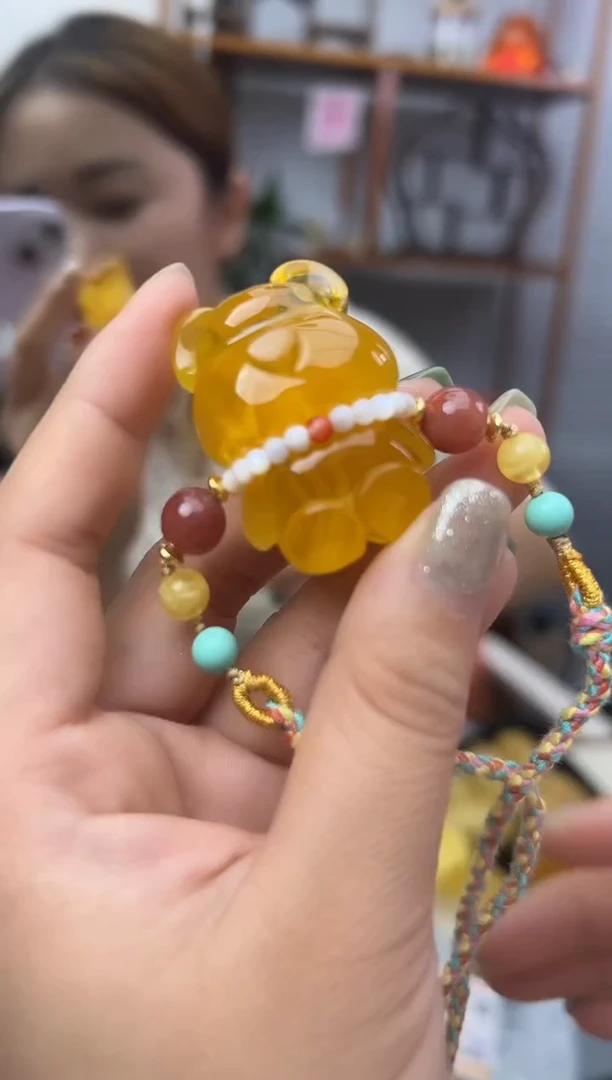 未镶嵌蜜蜡裸石蜜蜡吊坠