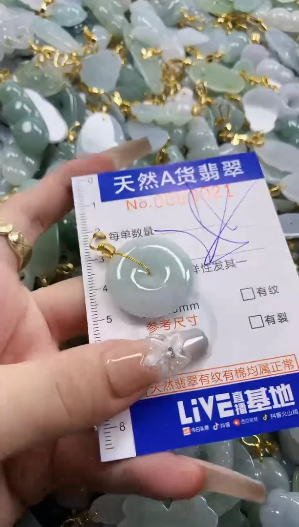 颈饰未镶嵌翡翠天然A货翡翠