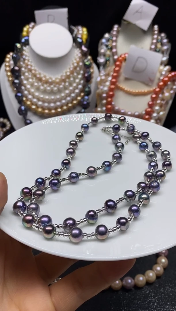 淡水珍珠未镶嵌颈饰多人