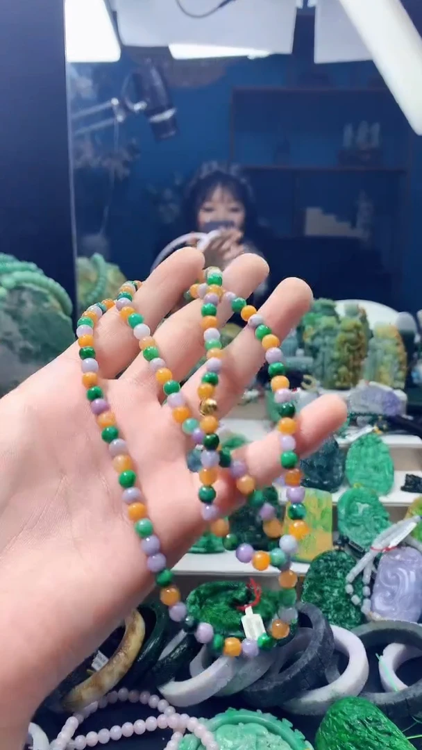 颈饰未镶嵌翡翠天然缅甸翡翠a货