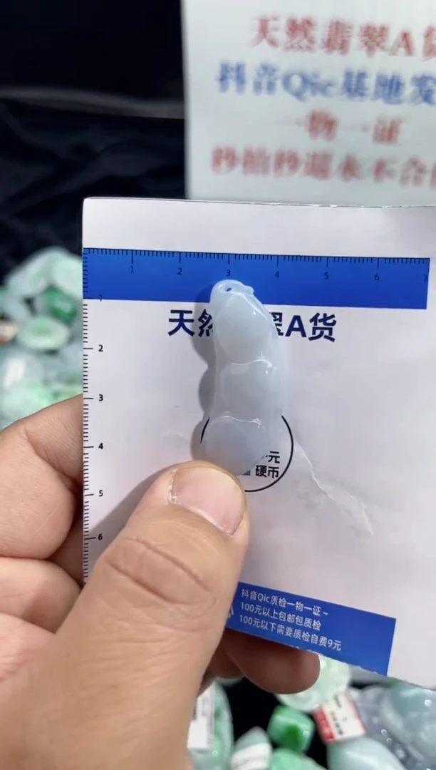 颈饰未镶嵌翡翠天然缅甸翡翠A货吊坠