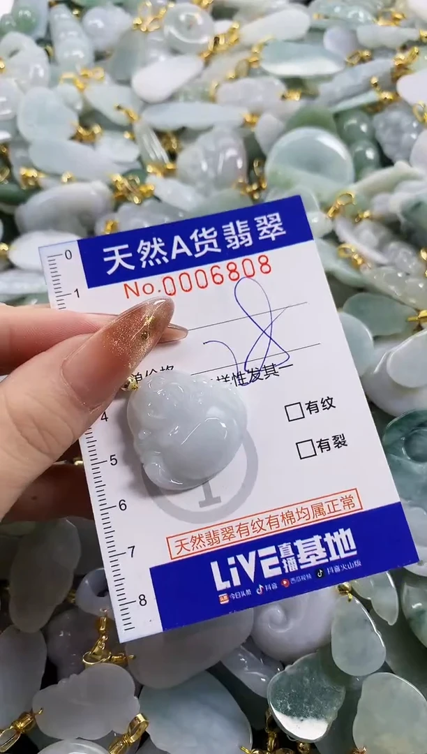 颈饰未镶嵌翡翠天然A货翡翠
