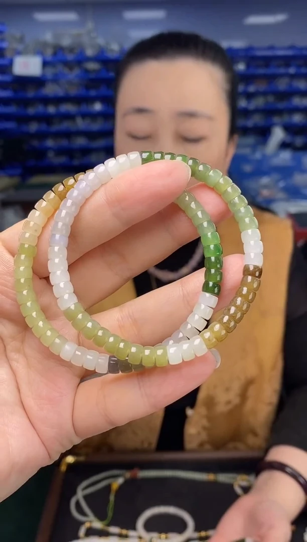 未镶嵌手链和田玉多样性发货发其一