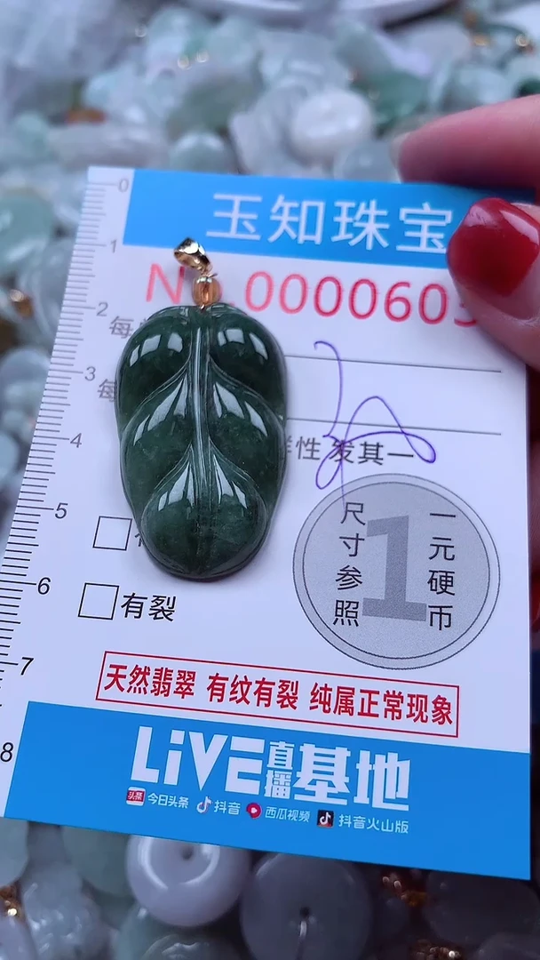 吊坠(不含链)未镶嵌翡翠603