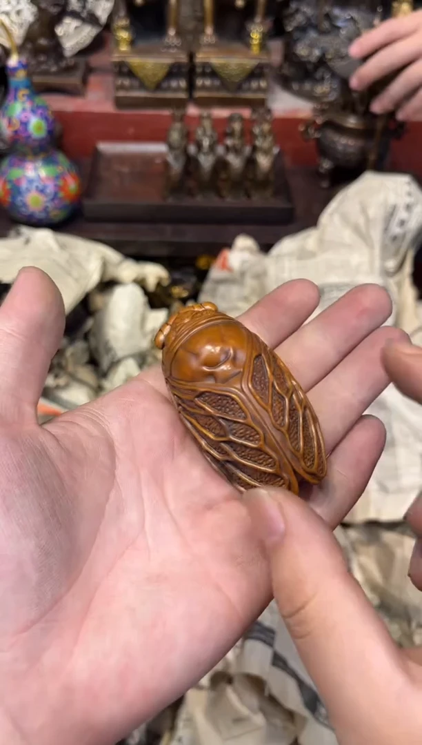 黄杨木Q瑞瑞古铜高端精品70