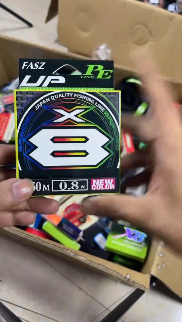 PE8编0.8号150米绿白色1盘路亚线拼手速（有包装）