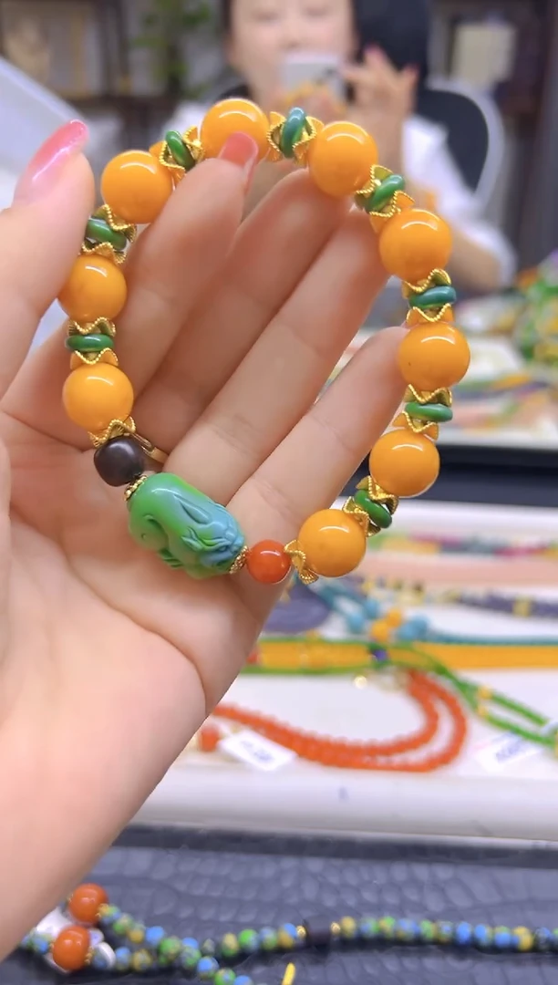 手链蜜蜡未镶嵌DIY款S815