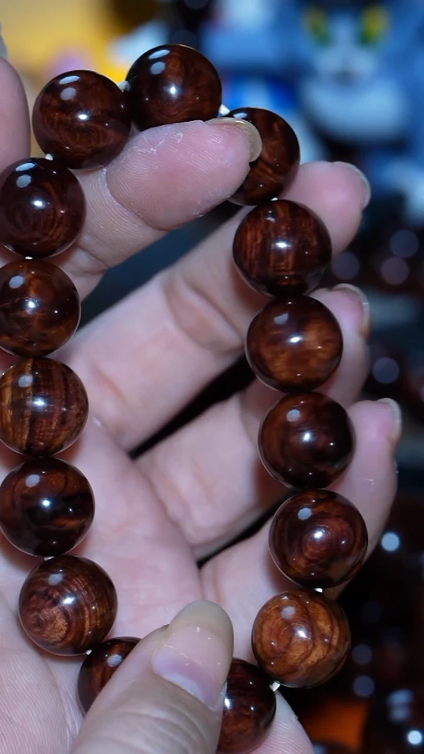 手串/手链黄花梨/降香黄檀【MOYU】海南黄花梨 1.5 文玩潮款手串