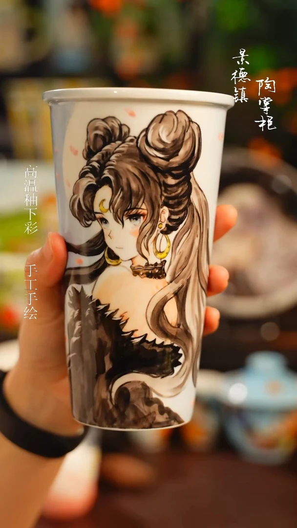 景德镇高温釉下彩纯手工手绘