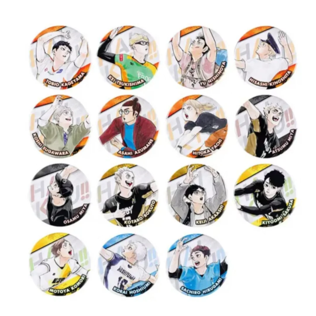 【排球少年】十周年限定 原画球吧唧盲袋 默认代拆