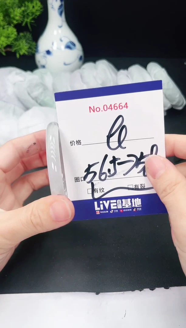 未镶嵌手镯翡翠4664